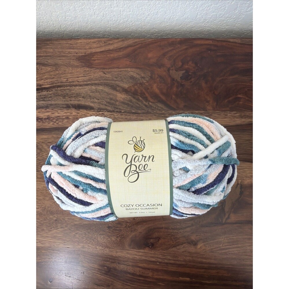 Yarn Bee Cozy Occasion Yarn Bayou Summer 5.5 Ounce 101 Yards